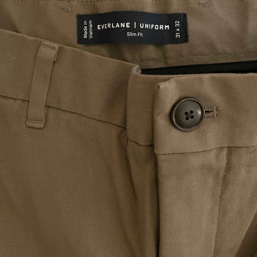 Everlane Brown Chinos Classic Style